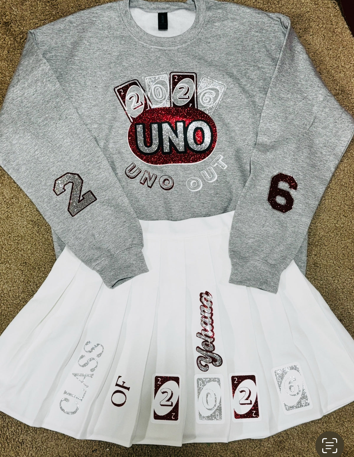 Sweatshirt & Skirt-2 Piece Bundle